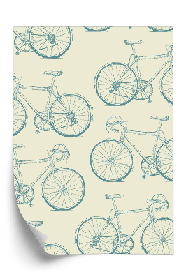 Tapeta Ručne kreslené historické bicykle