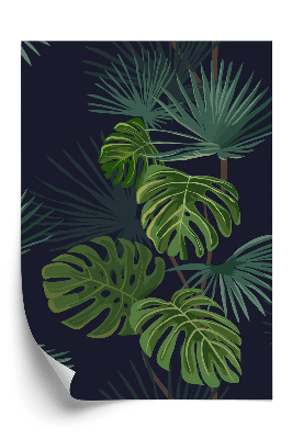 Tapeta na stenu Exotické listy