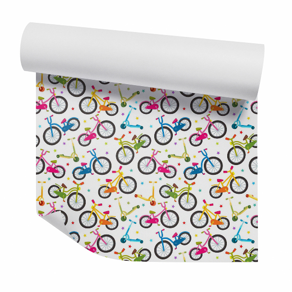 Tapeta Bicykle farebné hračky pre deti