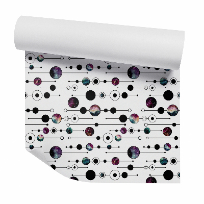 Tapeta na stenu Kozmos v geometrických tvaroch