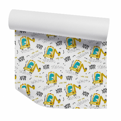 Tapeta Veselá stavba dinosaura