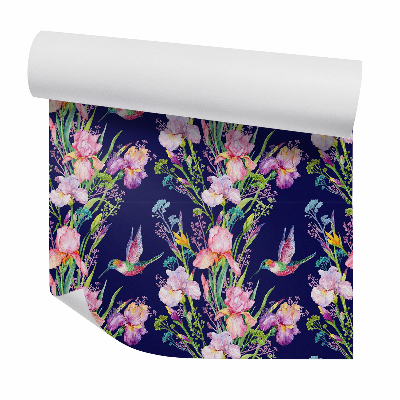 Tapeta Farebné kolibríky abstrakcia