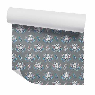 Tapeta na stenu Farebné kolibríky abstraktné v noci