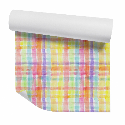 Tapeta Farebný akvarelový šach