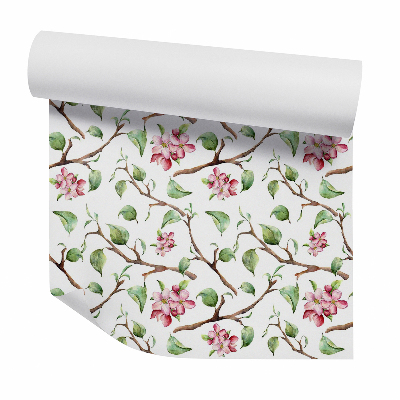 Tapeta na stenu Ružové kvety a vetvy