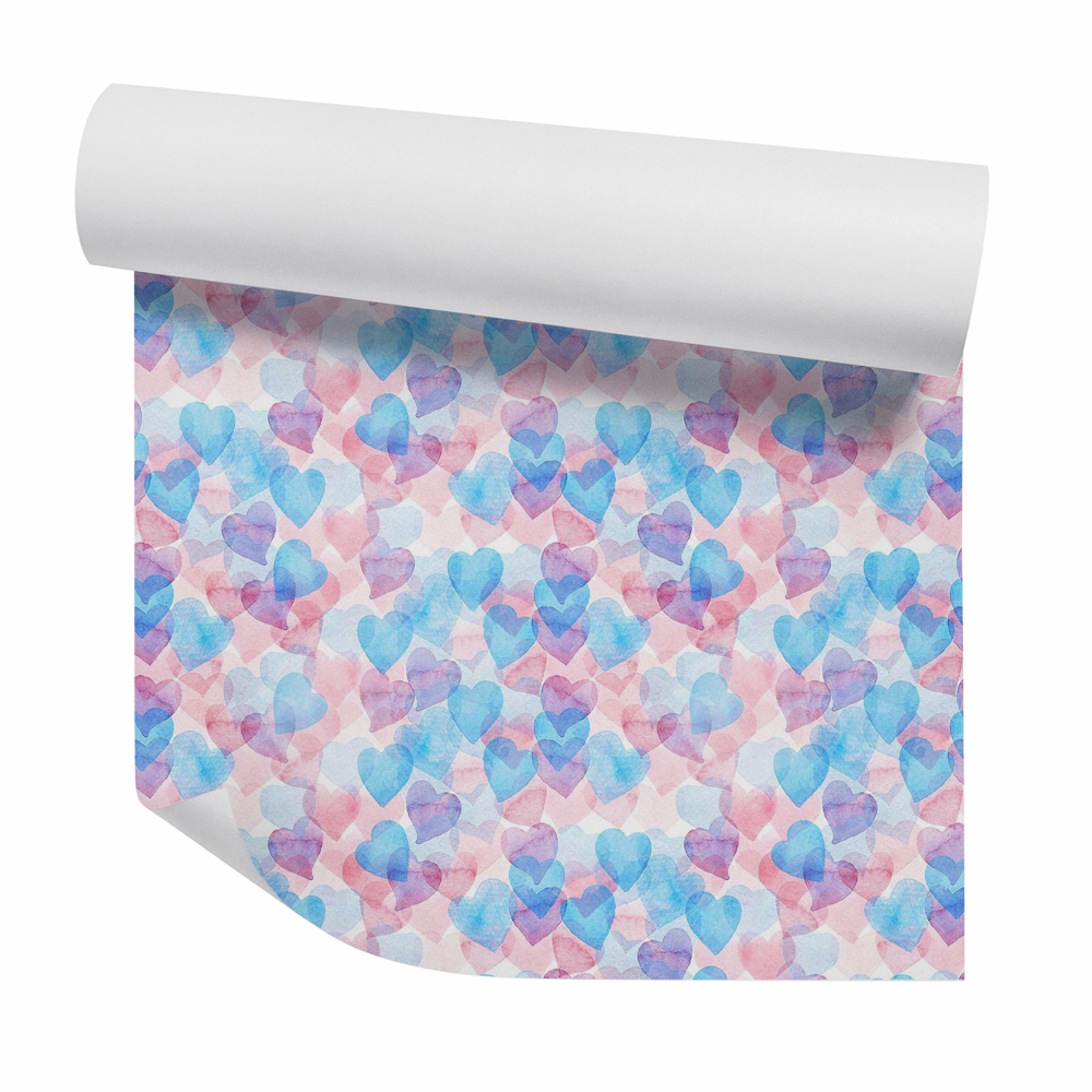 Tapeta na stenu Akvarelové srdiečka