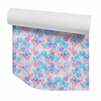 Tapeta na stenu Akvarelové srdiečka