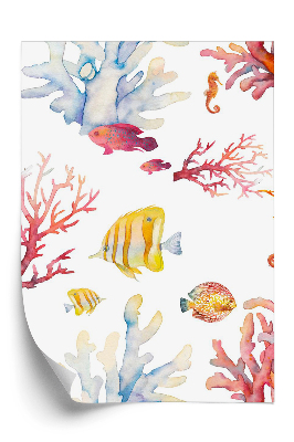 Tapeta Koralový útes a ryby