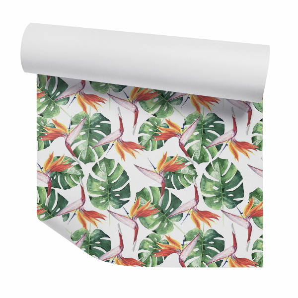 Tapeta na stenu Monstera medzi listami