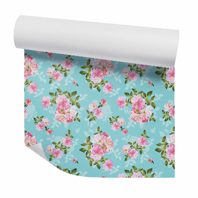 Tapeta na stenu Ružové abstraktné kytice kvetov