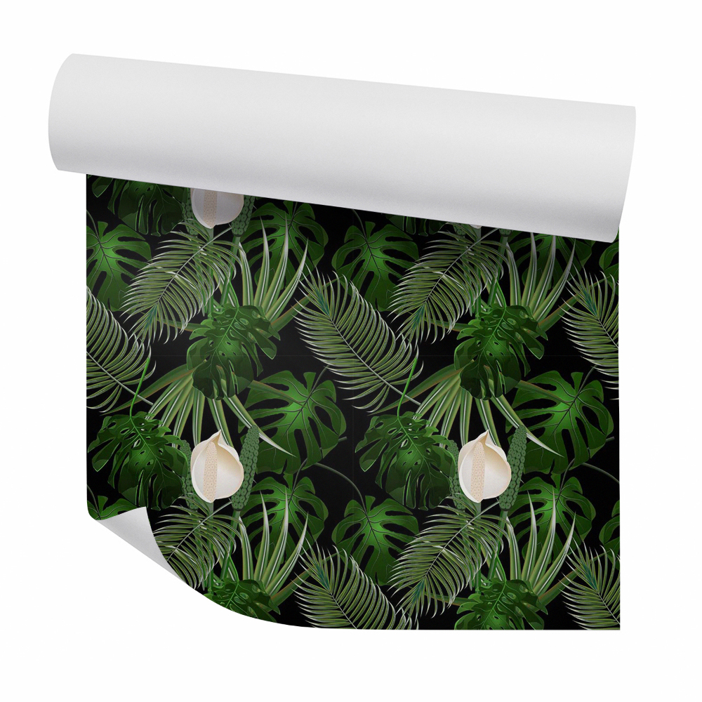 Tapeta na stenu Exotické kvety monstery v rozkvete