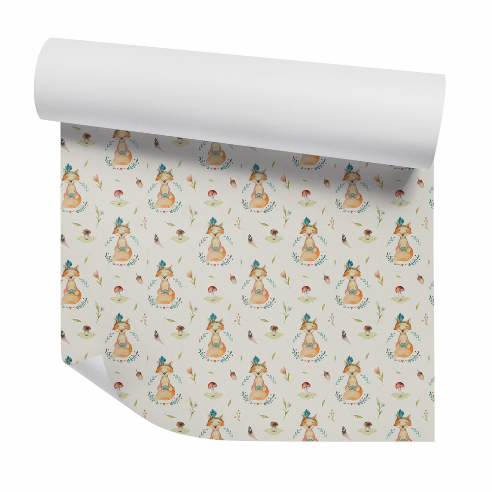 Tapeta na stenu Líška medzi listami v lese