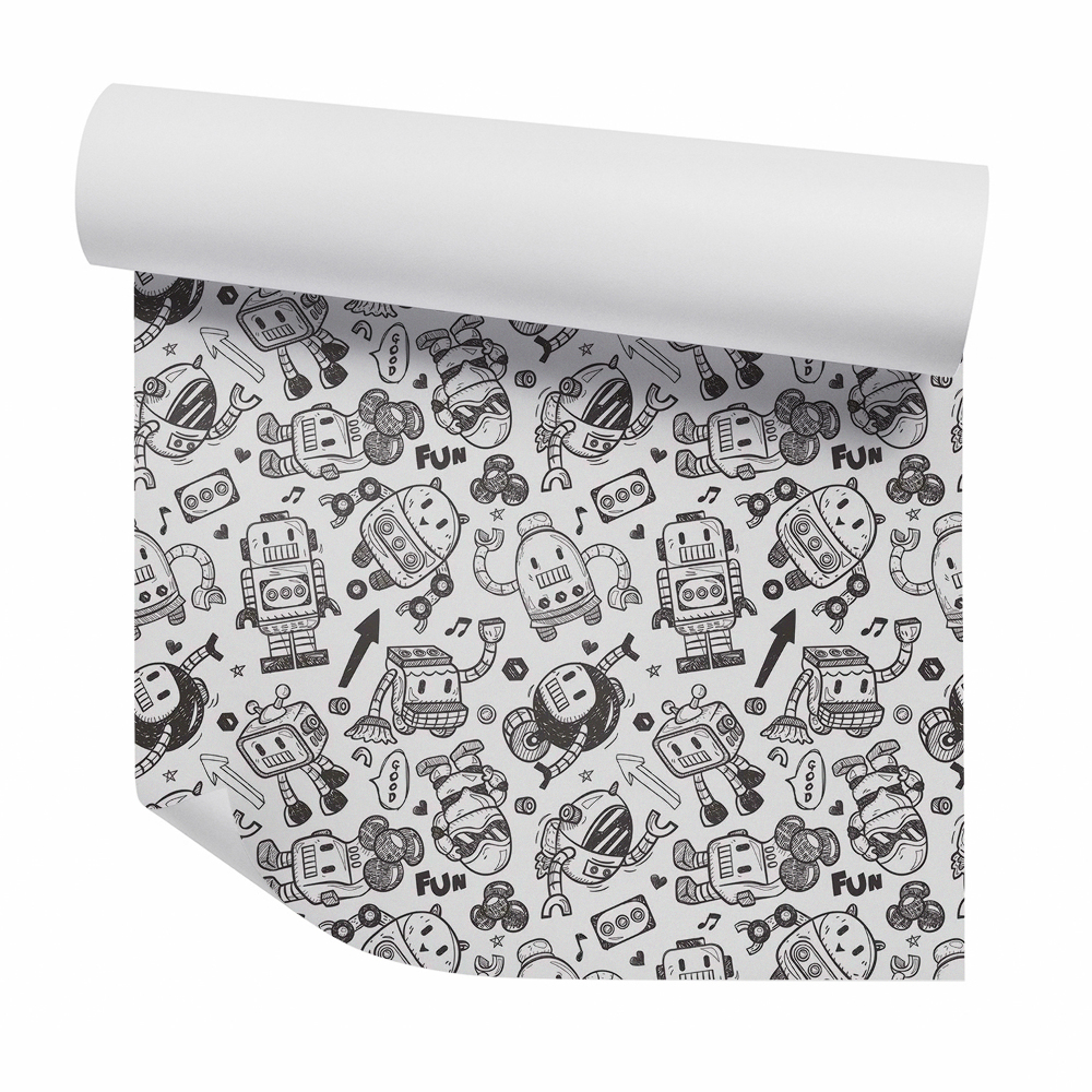 Tapeta Náčrt hračkárskych robotov