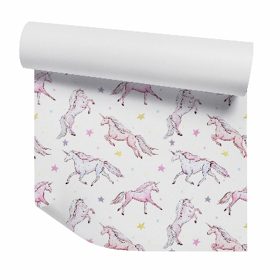 Tapeta Ružové hviezdy jednorožcov