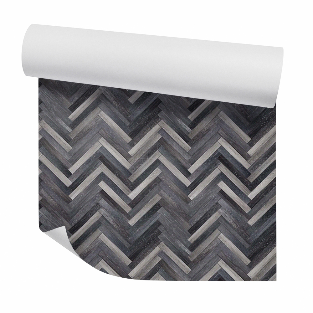 Tapeta na stenu Dekoratívne sivé drevené panely