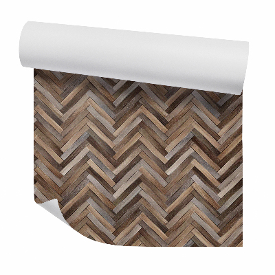 Tapeta na stenu Vyblednuté hnedé drevené panely