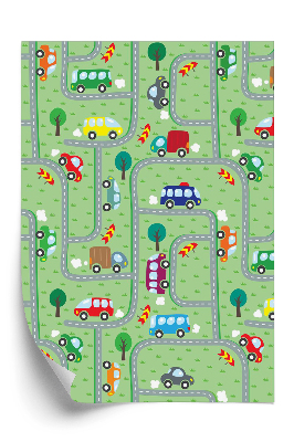 Tapeta na stenu Autá na ceste