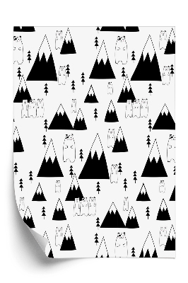 Tapeta na stenu Medvedík a hory