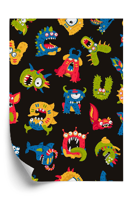 Tapeta Roztomilý vzor príšeriek