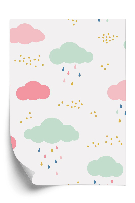 Tapeta na stenu Farebné oblaky