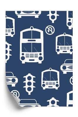 Tapeta Autobus auto semafor