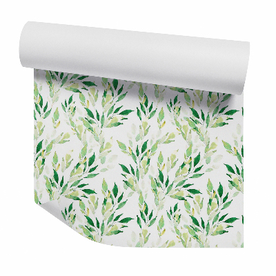 Tapeta na stenu Zelené ozdobné listy