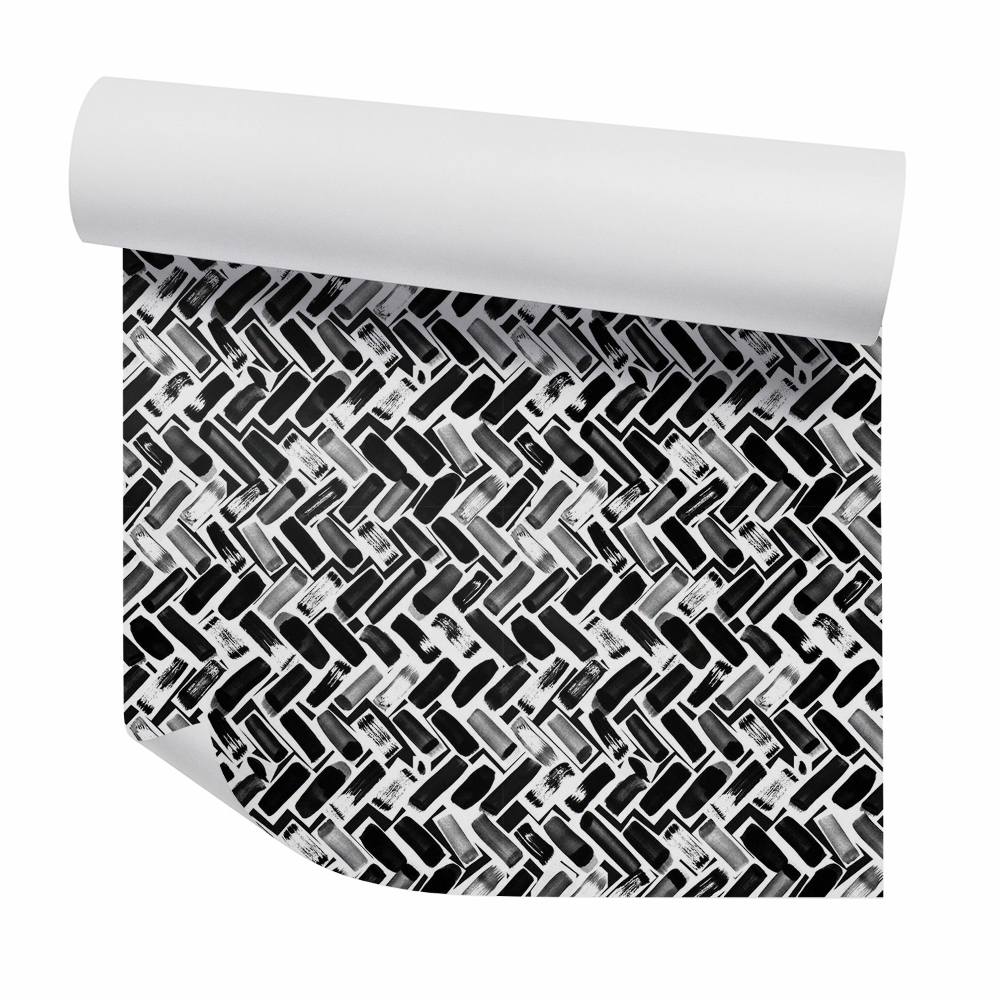 Tapeta Dekoratívne čierne figúrky