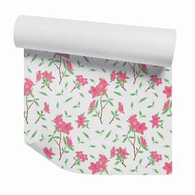 Tapeta Ružové kvety azalky listy