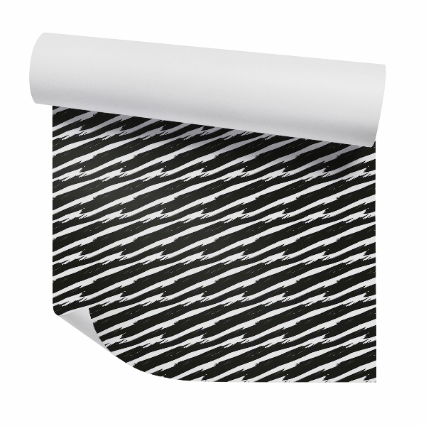 Tapeta Čiernobiela dekoratívna zebra abstrakcia