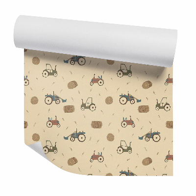 Tapeta na stenu Poľnohospodárske stroje pracujúce na poli