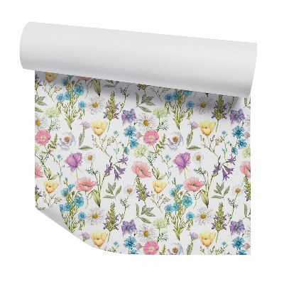 Tapeta Dekoratívne poľné kvety