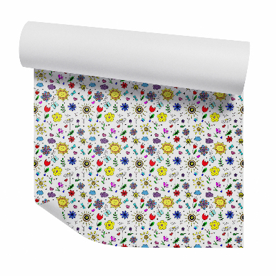 Tapeta Ťahané lúčne kvety rastliny