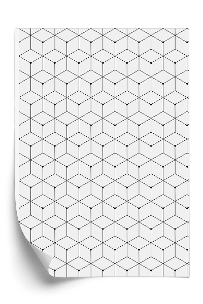 Tapeta na stenu Moderný geometrický vzor šesťuholníkového tvaru