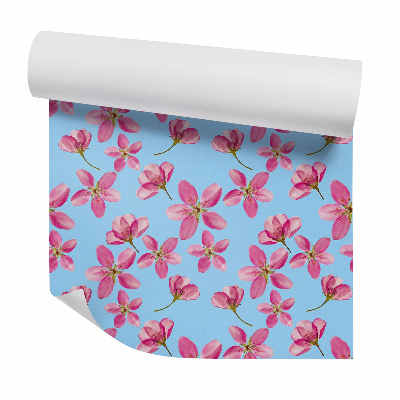 Tapeta na stenu Ružové padajúce kvety