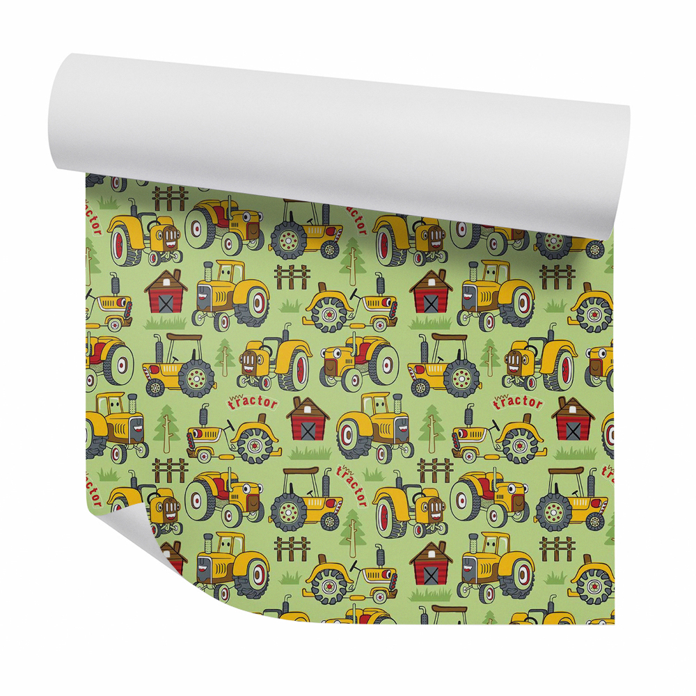 Tapeta na stenu Traktory dedina zábavné pre deti