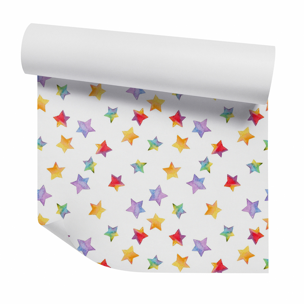 Tapeta Farebné akvarelové hviezdy