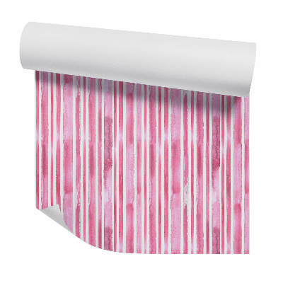 Tapeta na stenu Ružové zvislé pruhy