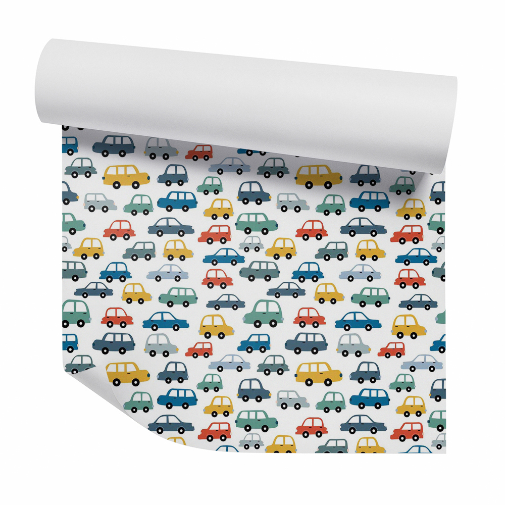 Tapeta na stenu Autá farebná dopravná zápcha