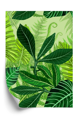 Tapeta na stenu Vzor tropických palmových listov