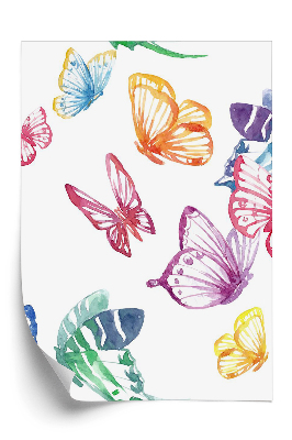 Tapeta Farebné motýle