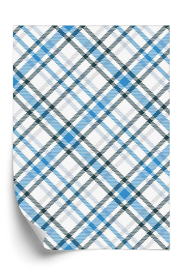 Tapeta Modrá a biela kocka