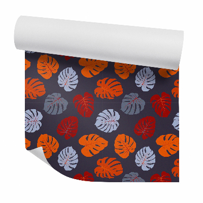 Tapeta Farebné listy monstery