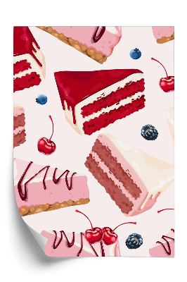 Tapeta Tortičky a koláčiky