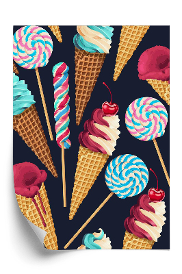 Tapeta na stenu Zmrzlina a lízanky