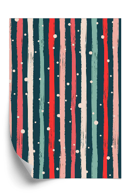 Tapeta na stenu Pruhy a bodky na tmavom pozadí