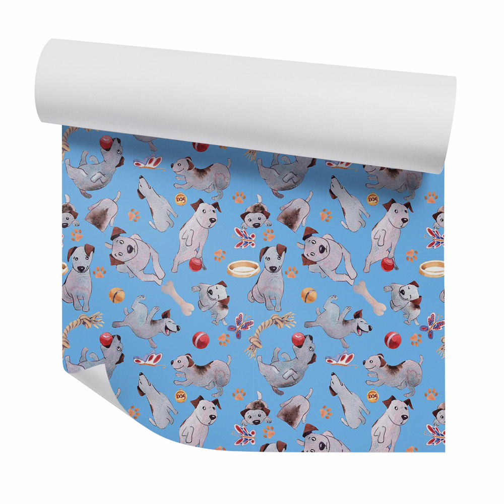 Tapeta Veselé aktivity so psom