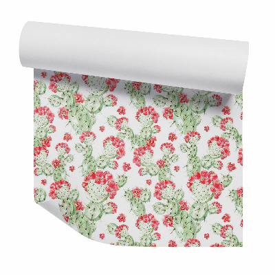 Tapeta Dekoratívne kvitnúce kaktusy