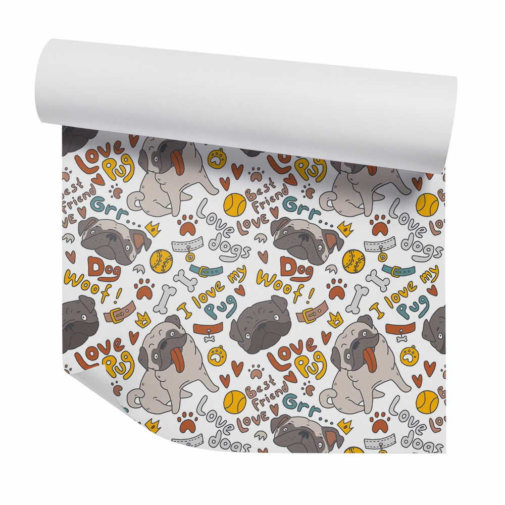 Tapeta na stenu Kreslené zábavné buldočky