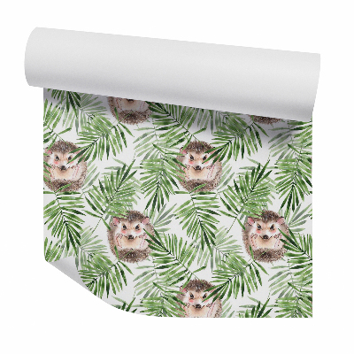 Tapeta na stenu Ježkovia v listoch