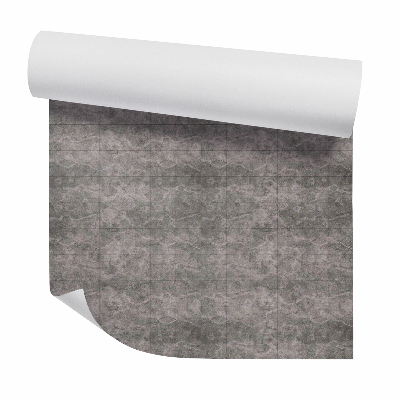 Tapeta Zdobené sivé dlaždice